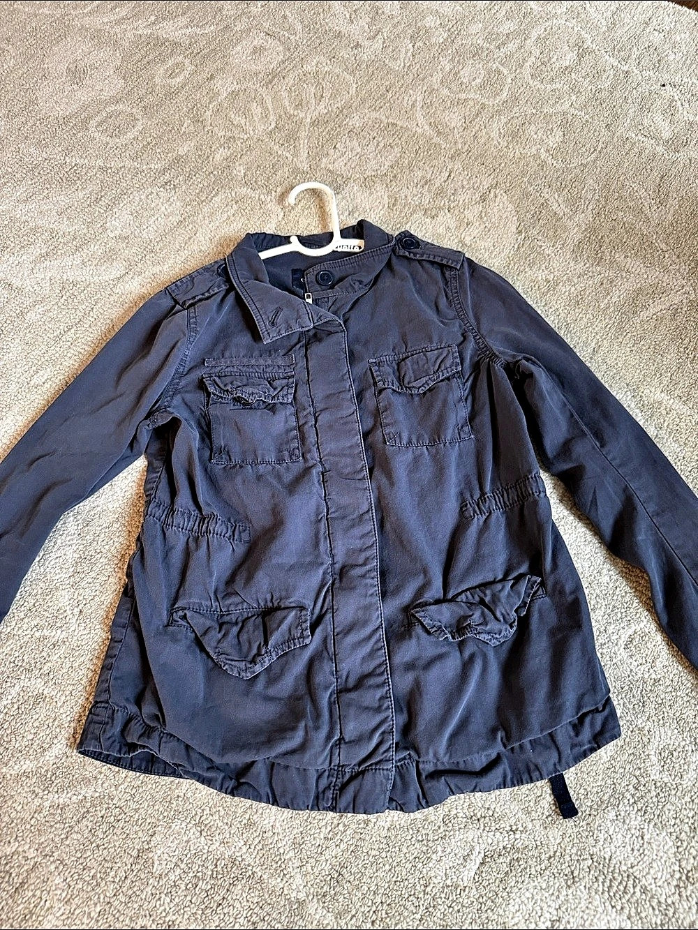 Gap Utility Jacket Blue Gray Size Small